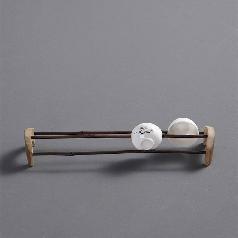 Handmade Natural Bamboo Cup Holder|Tea Accessories