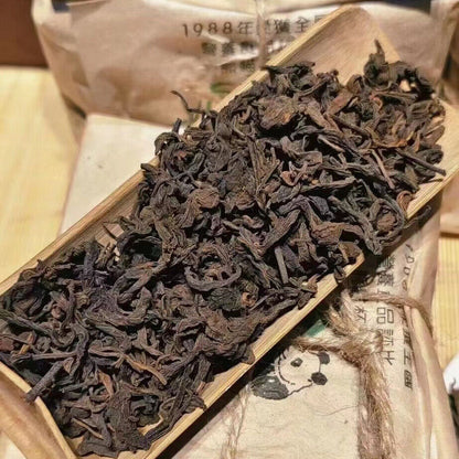 300g Yunnan Aged Pu-erh Tea 1988 Loose Leaf Old Pu'er Ripe Tea Puerh Cooked Tea