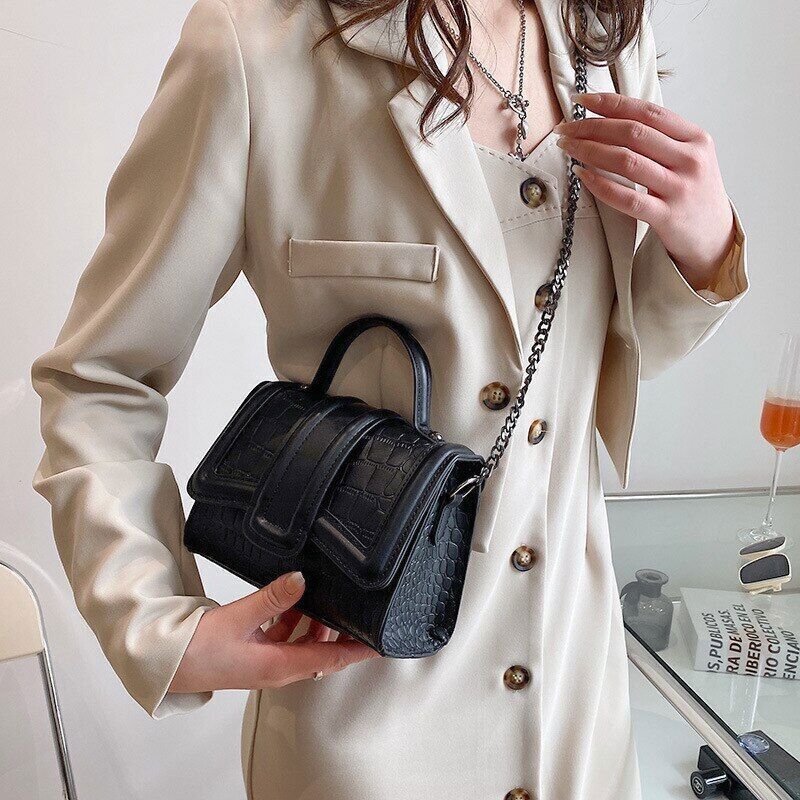 Handbags Pattern Shoulder Bags for Women Wild Woman Flap Crossbody Bag