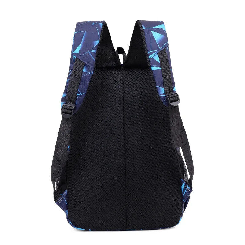 3pcs/set bags women boys shoulder bag backpacks travel bag men school backpack