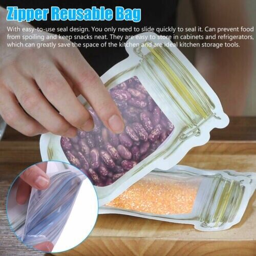 Recipientes Flexibles De Silicona Frascos Contenedores Envases De Alimento 10Pcs