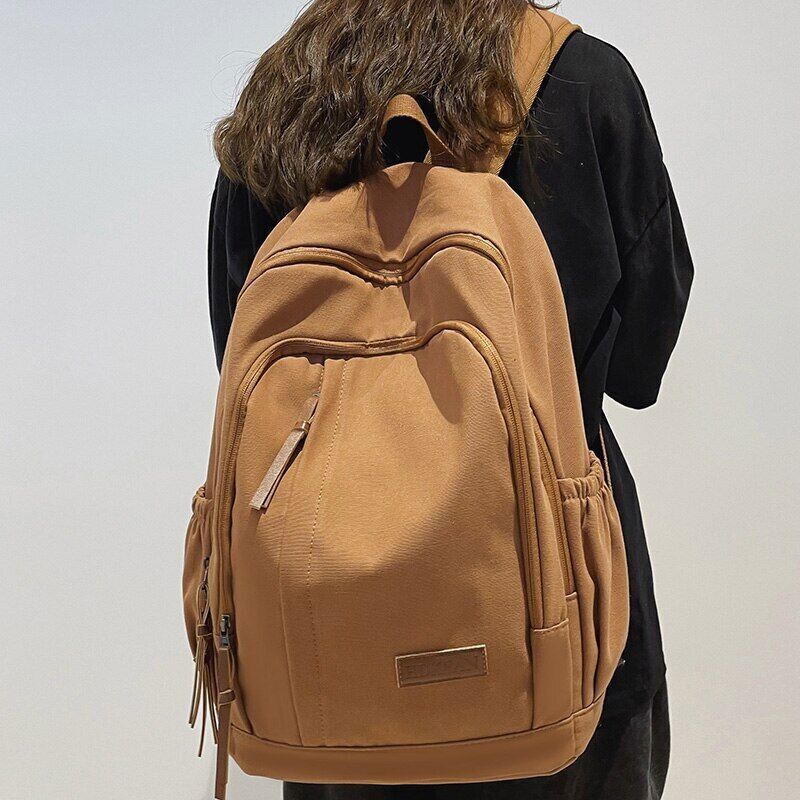 Nylon Men Female Book BagSchool Bag Male Women College Backpack Lady Backpack