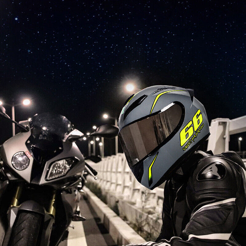 Motorcycle Helmet Full Face Motocross Racing DOT ECE Approved Men's Women's NEW