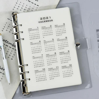 45 Sheets Notebook Business A5 A6 Loose Leaf Refill Spiral Binder Inside Page
