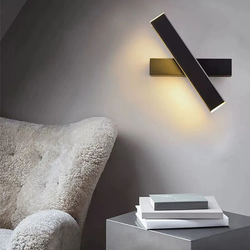 LED Wall Lamp Wooden Nordic Modern Adjustable Lighting Bar Restaurant Decoration