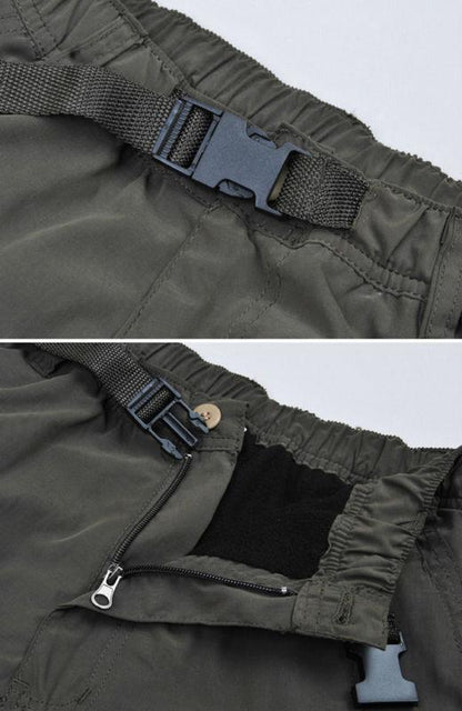 Mens winter thick Casual Military Cargo Pants Cotton Baggy loose outdoor Trouser