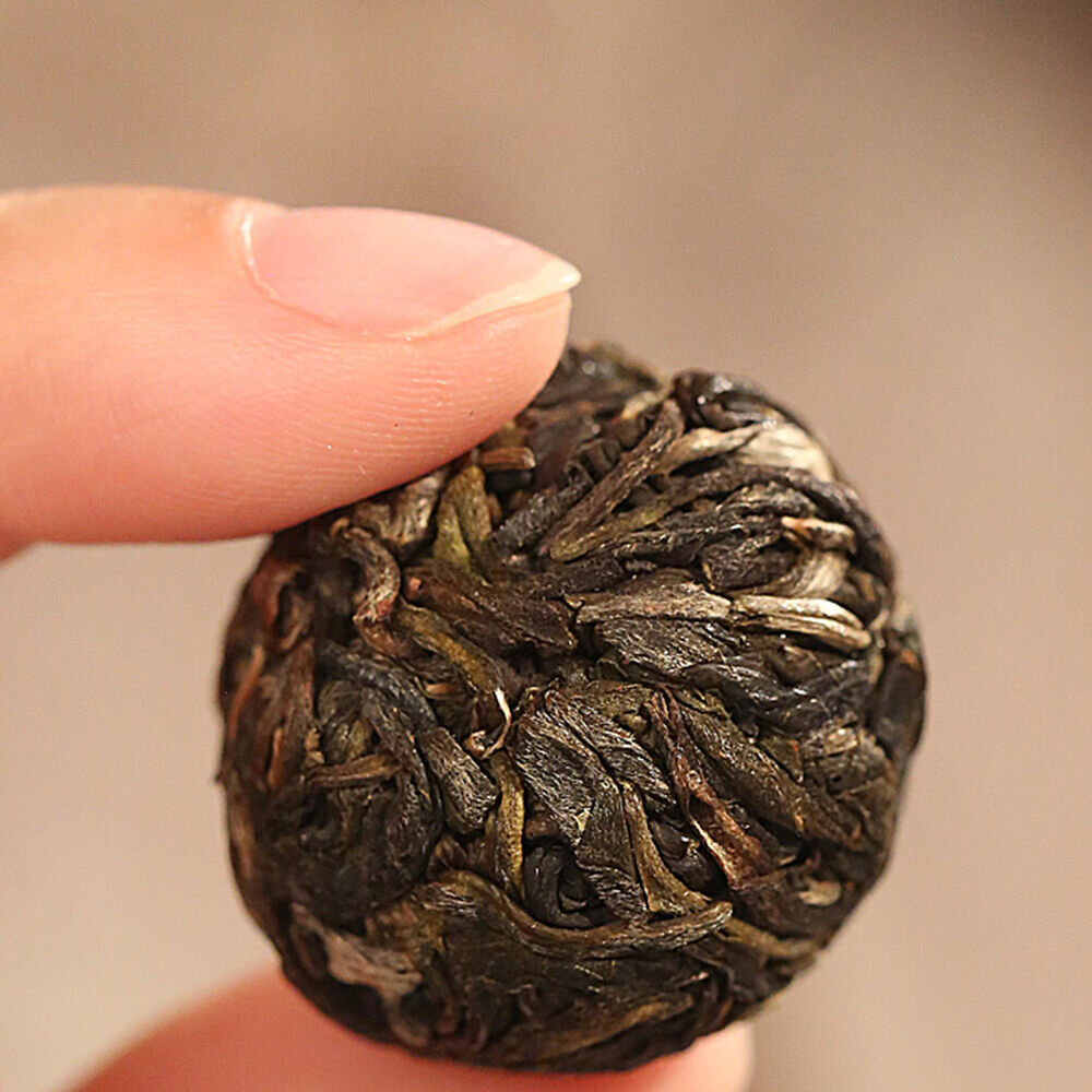 Bingdao Pu'er Tea Natural Health Tea 新益号牌 冰岛甜 冰岛古树普洱茶 小沱茶 龙珠生普洱小粒装云南茶叶 柔香清甜天然健康