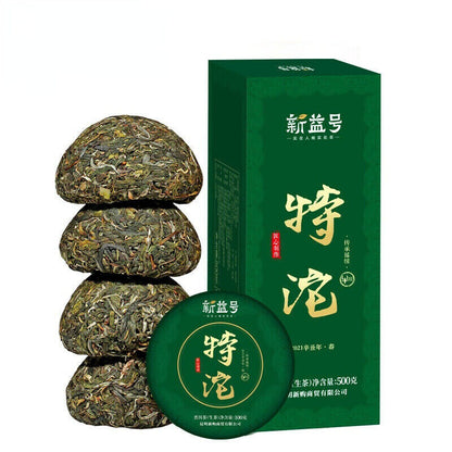 500g Chinese New Tea Natural Health Tea Pu'er Tea 新益号 特沱 普洱茶 生茶 沱茶 生普 茶叶 新茶