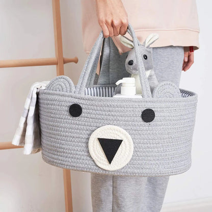 Diaper Bag Rope Baskets Kids Hand Baskets Box Toys Candy Desktop Mommy Bag