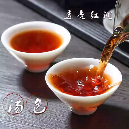 CNNP Yuancha JIA JI 8281 Big Yellow Label Pu'er Iron Cake Tea 380gChaPuer