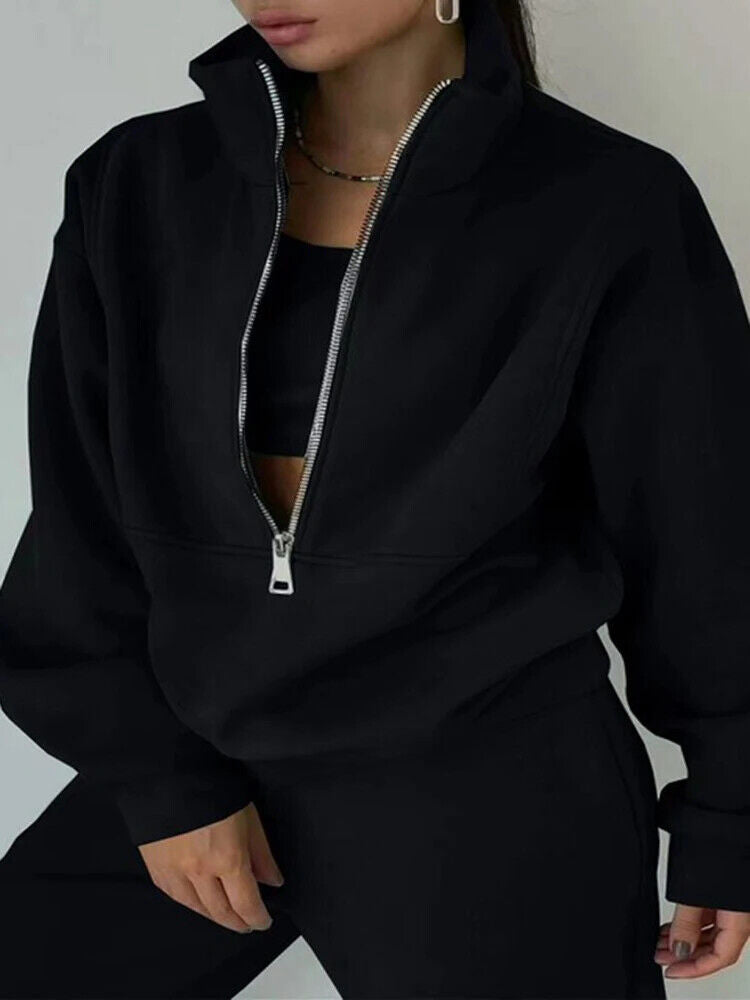 Women's Tracksuit 2Piece Pants Set Women Sweatshirts Sports Suit Set Sweatpants