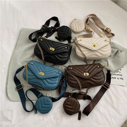 PU Leather Shoulder Bag Women Handbags Female Travel Crossbody Bag Ladies Bag