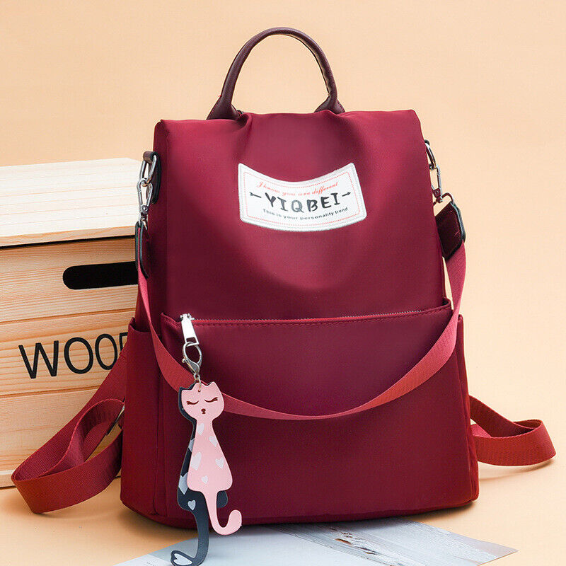Women's Multicolor Backpack Travel anti-theft Oxford Rucksack Shoulder Bags