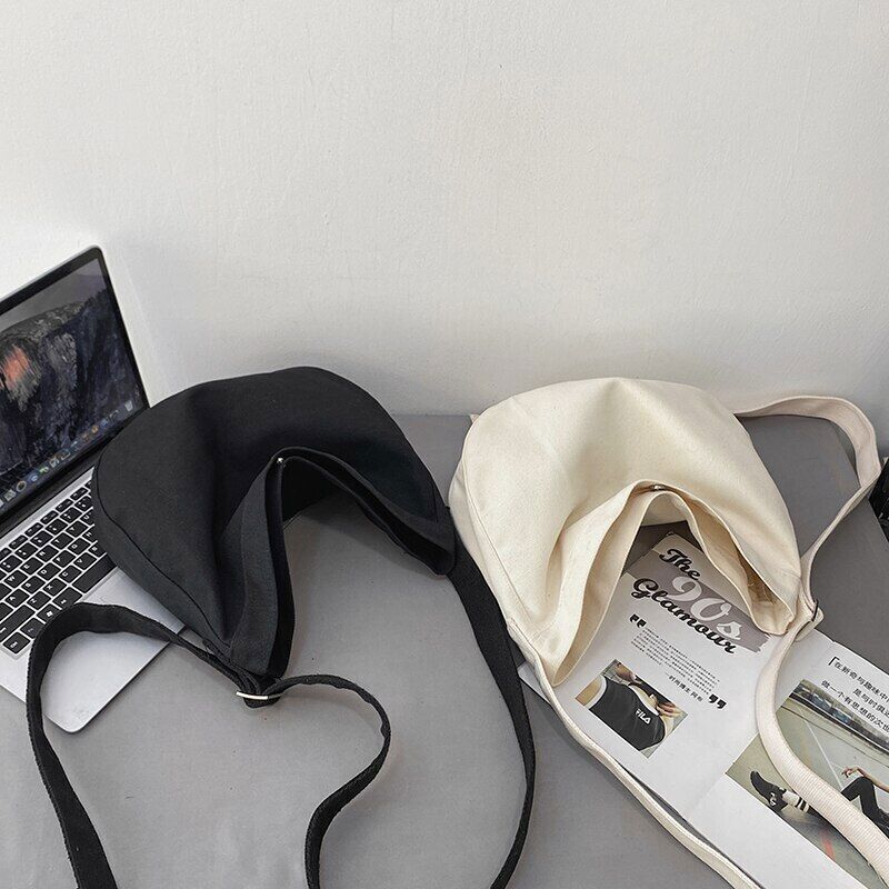 Student's Canvas Shoulder Bag Women Bags School Bag Ladies Travel Bag