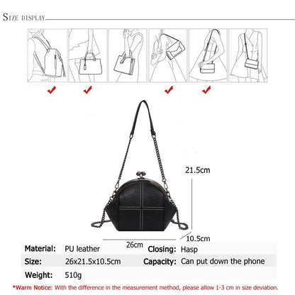 Ladies Shoulder Bag PU Leather Women Messenger Bags Women's Wallet