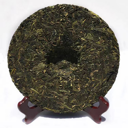 357g Ou'er Raw Tea Laobanzhang Pu-erh Tea Cake Menghai Organic Puerh Green Tea