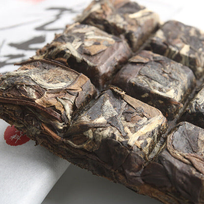 Fuding White Tea Shou Mei Chocolate Tea Brick Alpine Sun Date Fragrant Tea 500g