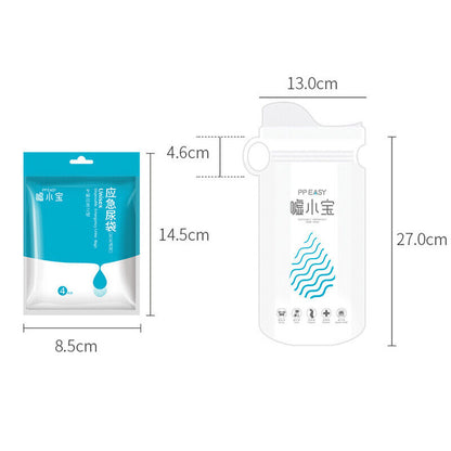 4Pcs Portable Toilet Pee Bag Camping Pee Bags Unisex Urine Bags Vomit Bags
