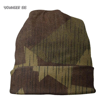 Hat German Splittertarn Camo Skullies Beanie Ski Cap Army Camouflage Bonnet Hats
