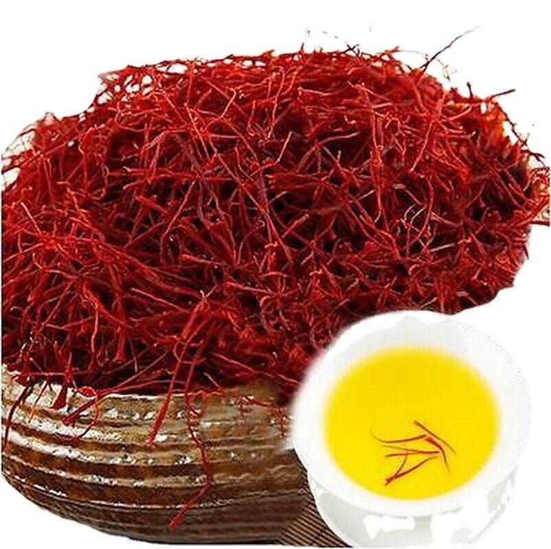 Natural Herbal Tea Saffron Crocus Stigma Croc Flower Tea 1g TopGrade Chinese-