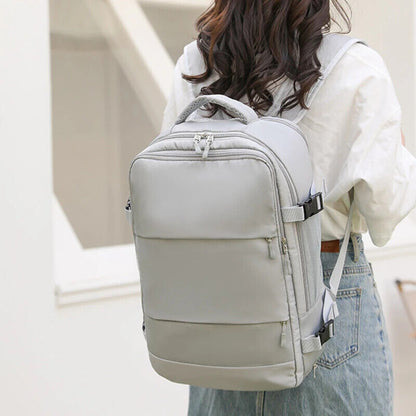 Women Travel Backpack Water Casual Daypack Bag USB Charging Port Backpack