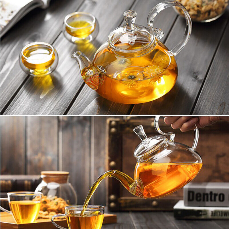 3pcs Durable Stainless Steel Tea Infuser Nozzle Spring Strainer Teapot Filter