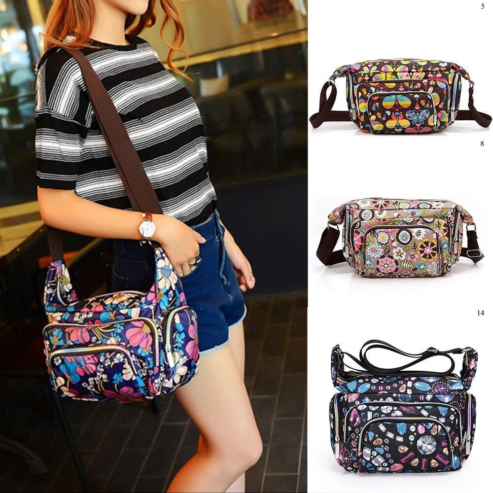 Messenger Crossbody Bag Summer Fashion Print Handbag Casual Bag 25*12*22 CM 1PC