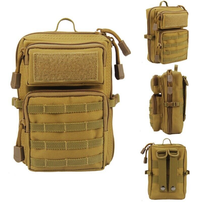 Multifunction Tactical Pouch Military Waist Bag Wallet Purse Camping Hiking Bags