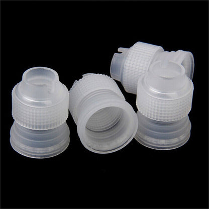 10x Coupler Adaptor Icing Piping Nozzle Bag Cake Flower Pastry Decoration ~gw