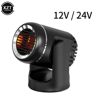 24v 130 Car Heater Portable Electric Heating Fan Defogger Defroster Demister Us