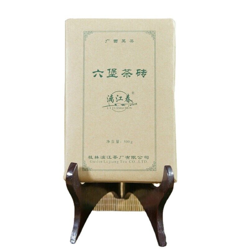 500g Liu Pao Rice Brick Tea Guangxi Aged Liubao Tea Black Tea Dark Tea