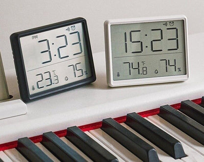 Alarm Clock ABS Plastic Digital Refrigerator Magnetic Multi-Functional LCD Decor