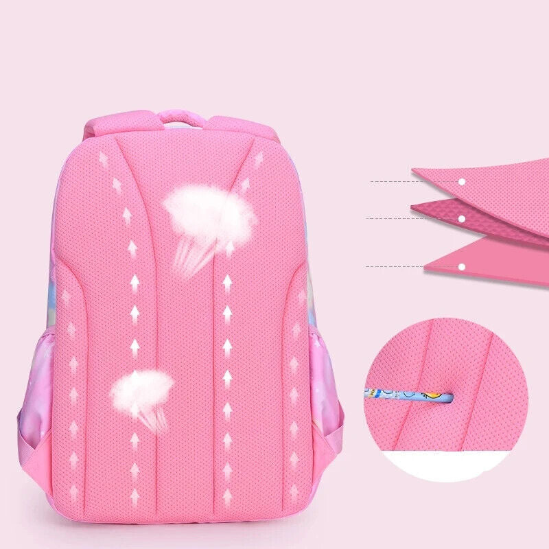Girl Children Backpack School Bag Back Pack Kid Child Teenage Schoolbag Primary