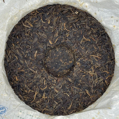 Pu-erh tea, 2010, Jixing Tea House, brown hill, Brown Hill, 357g, Raw