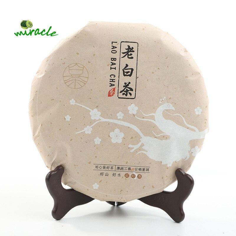 350g Fuding Shoumei White Tea Ancient Tree Baicha Cake with High Fragrance