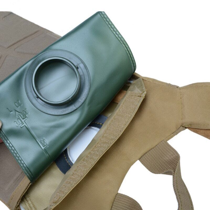 Backpack with 3L Bag for Fishing Tactical Water Bag for Hiking Biking Climbing