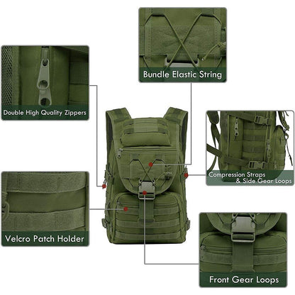 40L Tactical Backpack Army Bag Bags Backpacks Outdoor Sports Hiking Backpacks