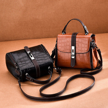 Women's Crossbody Casual Bag Shoulder Tote PU Leather Casual Handbag Messenger