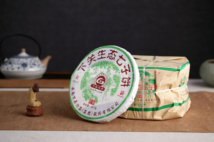 2014 XiaGuan ECOLOGICAL PUERH BING Ancient Tree Tea Puer Tea Raw Iron Cake 357g