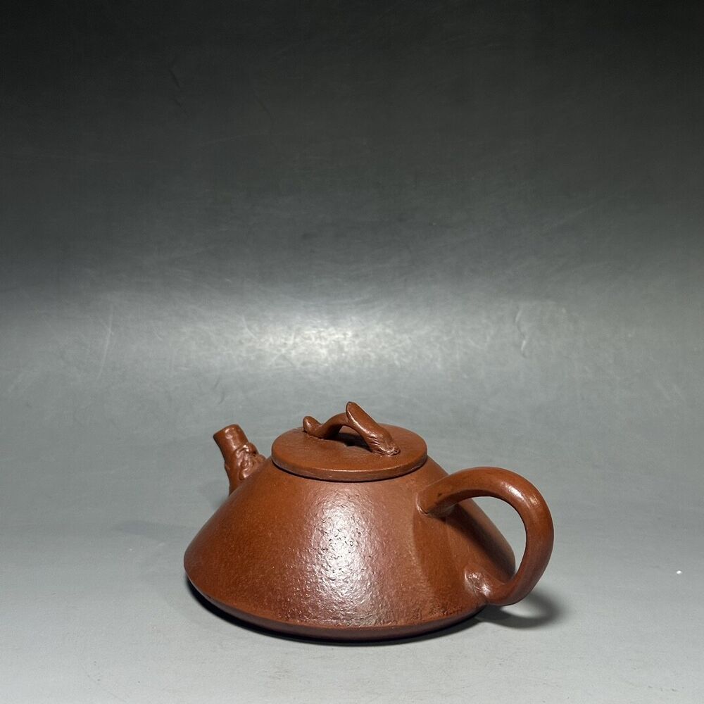 vintage chinese yixing purple clay teapot zisha ceremony carving Collectible art