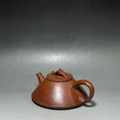 vintage chinese yixing purple clay teapot zisha ceremony carving Collectible art