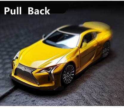 1:32 Lexus LC500 Diecast Model Car Toy Vehicle Alloy Sport Car Sound Light Gift