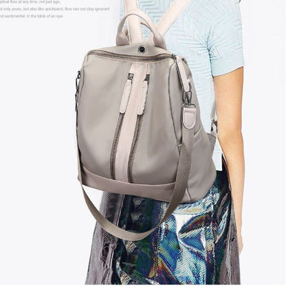 Women Girls Waterproof Leather Backpack Travel Shoulder Rucksack School Book Bag