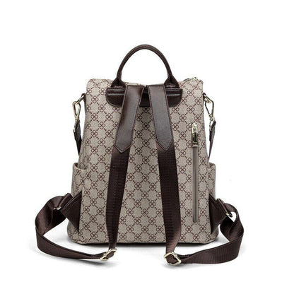 Women Pack Bag Bags Brand Design Monogram Anti-theft Backpack Girl Printing