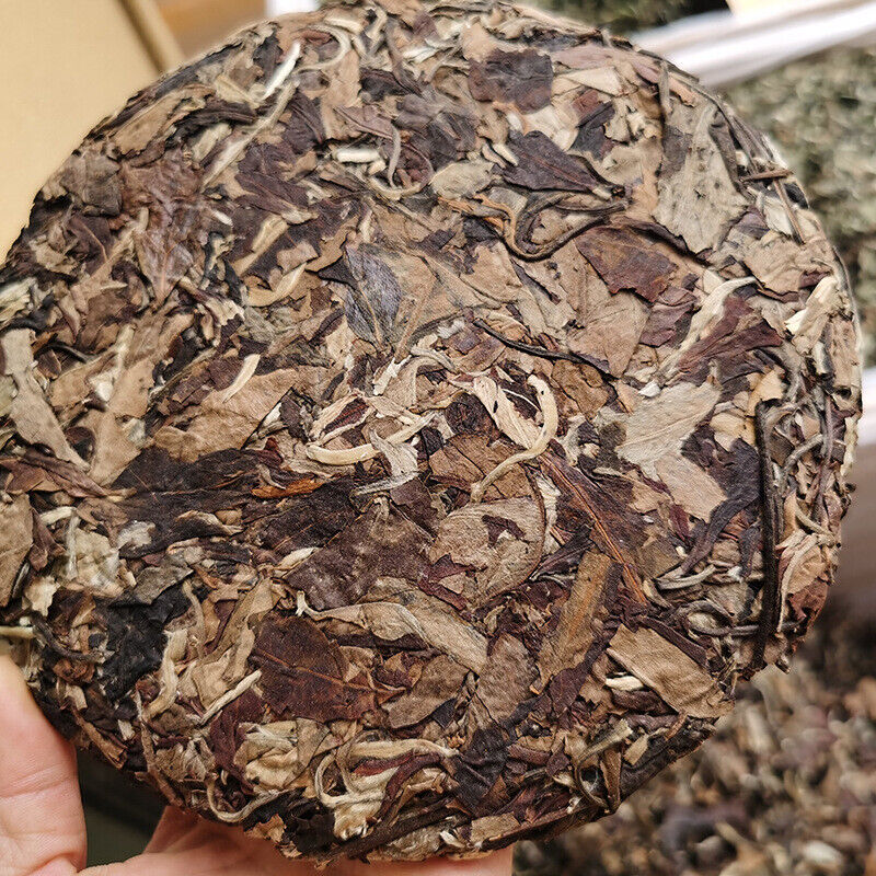 Yunnan White Tea Hand made Graphite Pressed Old White Tea Tea Cake Organic 357g