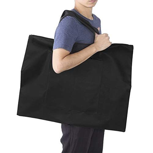 A2 Waterproof Canvas Drawing Painting Board Bag,Black Sketching Black
