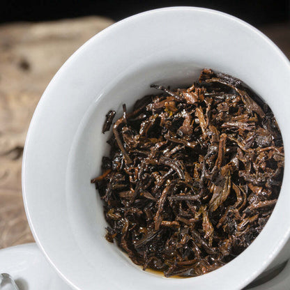 Scrape Wind Zhai Yunnan Puerh Ripe Tea Cake 357g Yunnan Tea Puerh Black Tea