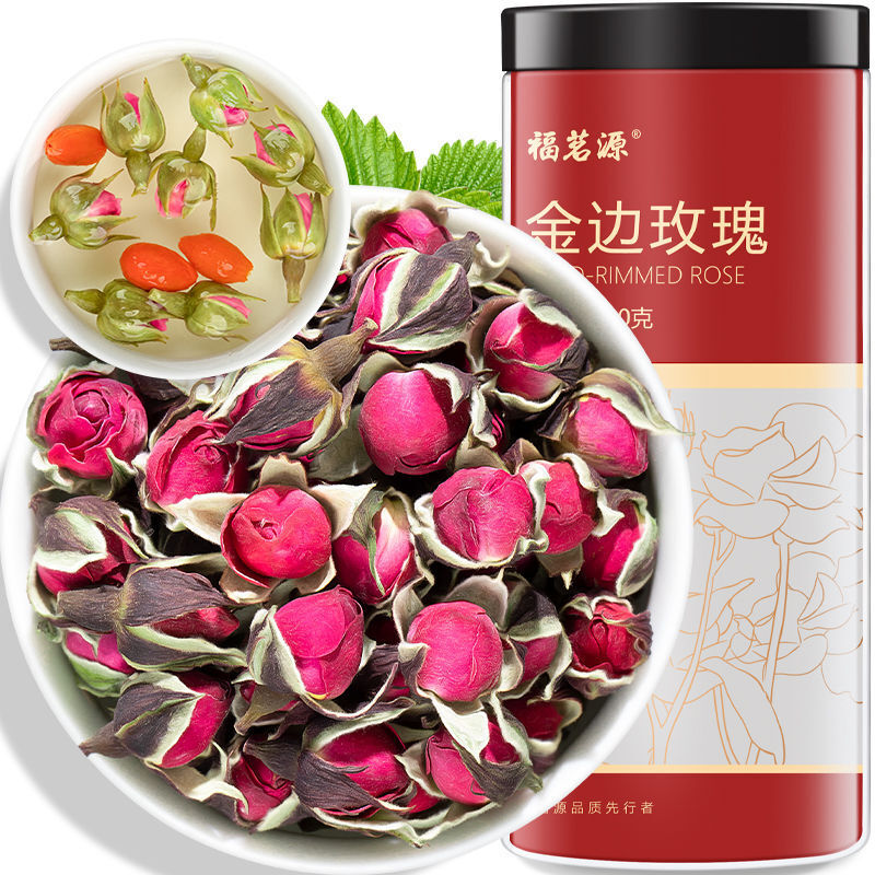 Yunnan Phnom Penh Rose Tea Double Red Rose Dried Rose Bud Herbal Tea 100g