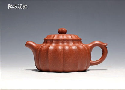 290cc chinese Yixing Handmade Zisha Jiangpo clay Teapot Jinwen DezhongHu Tea Pot