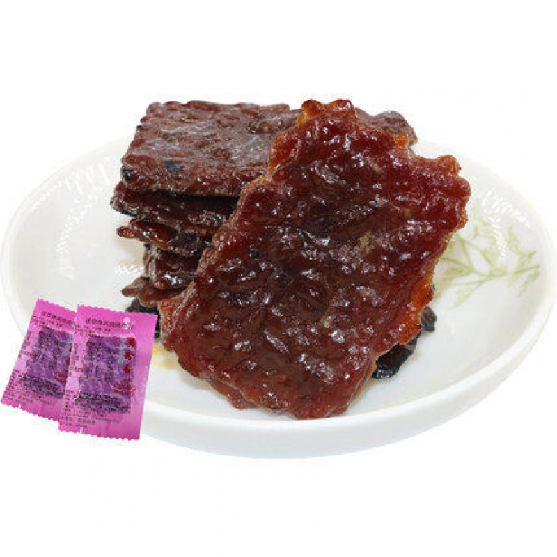 美珍香200g休闲烧烤牛肉干休闲零食mei Zhen Xiang 200g Casual Barbecue Beef Jerky Casual Snack